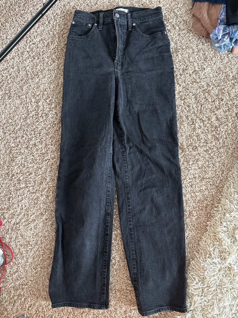 Madewell Men's Black Slim Straight Jeans